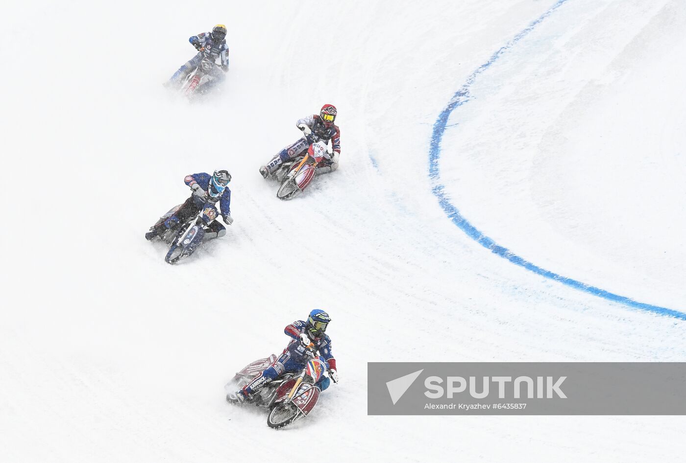 Russia Winter Ice Speedway Race