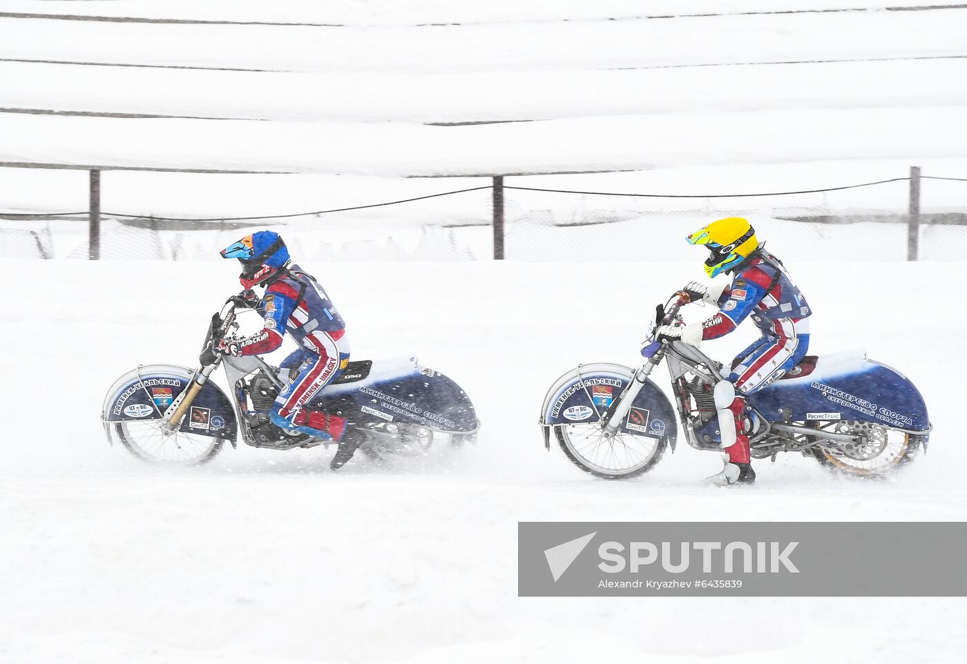 Russia Winter Ice Speedway Race