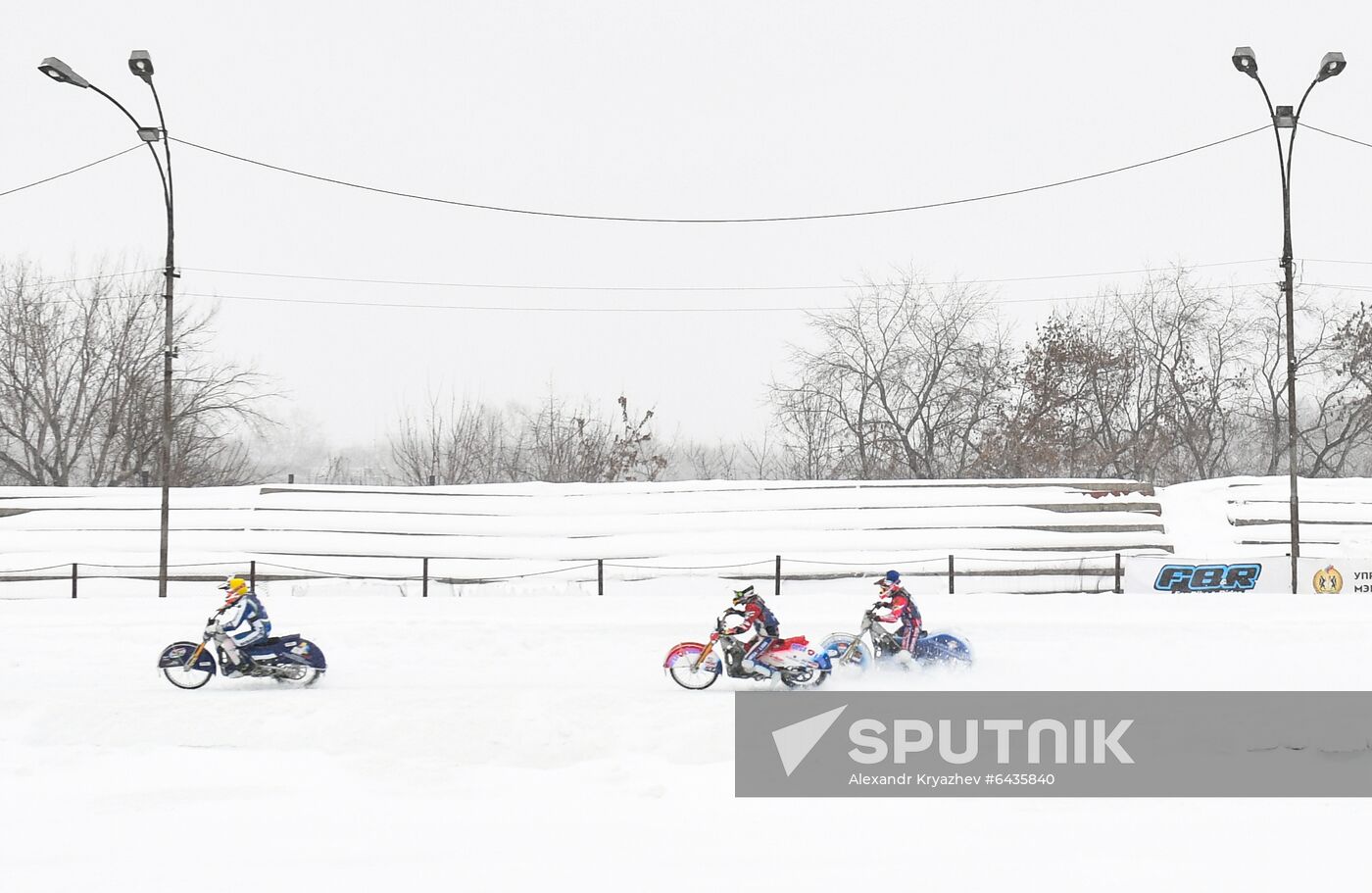 Russia Winter Ice Speedway Race