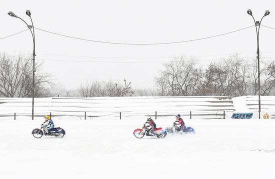 Russia Winter Ice Speedway Race