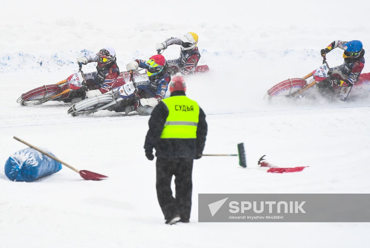 Russia Winter Ice Speedway Race