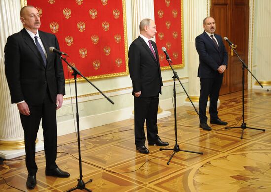 Russia Armenia Azerbaijan Meeting