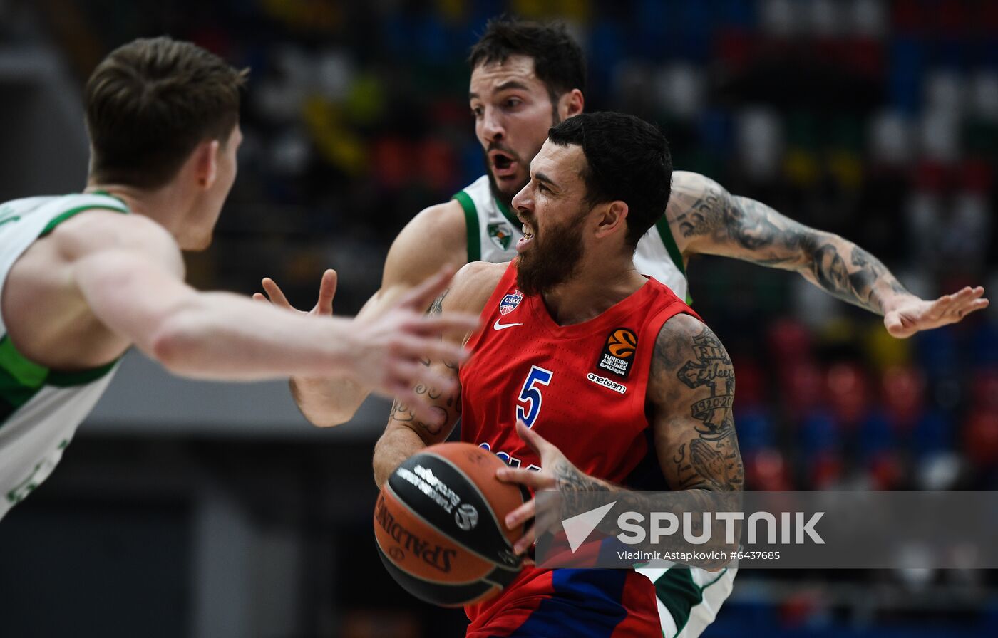 Russia Basketball Euroleague CSKA - Zalgiris