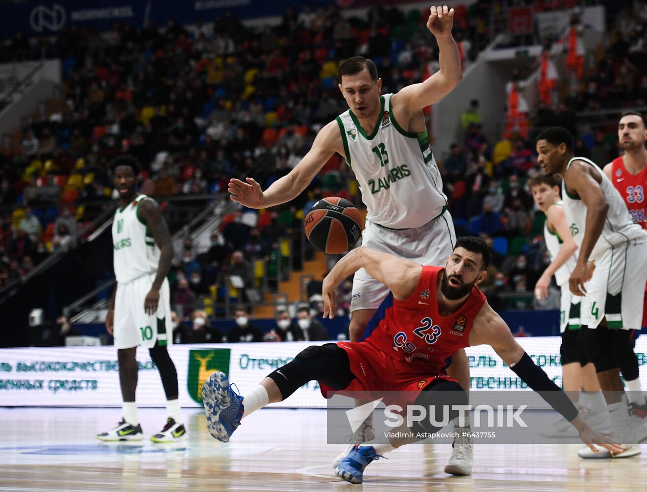 Russia Basketball Euroleague CSKA - Zalgiris