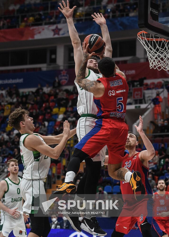 Russia Basketball Euroleague CSKA - Zalgiris