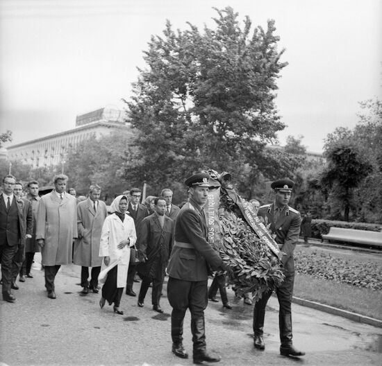 Cambodian Foreign Minister Phurissara visits USSR