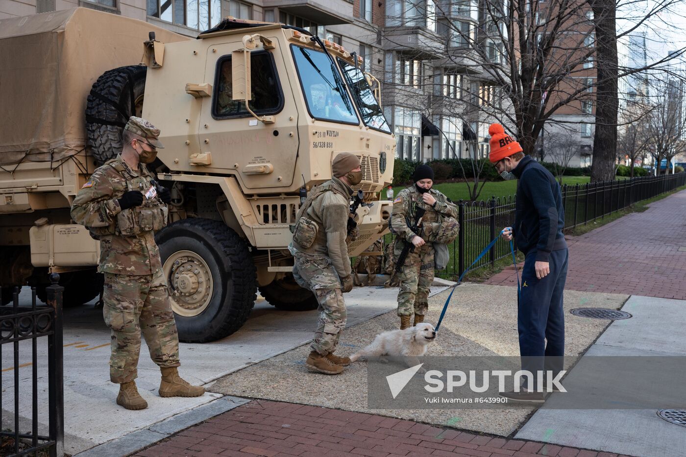US Biden Inauguration Preparation