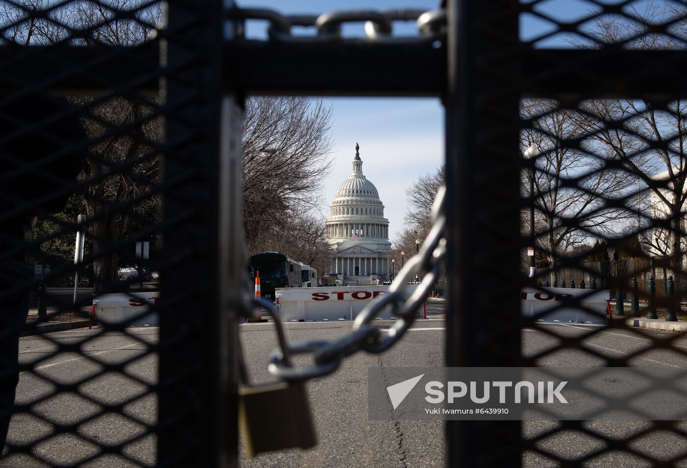 US Biden Inauguration Preparation