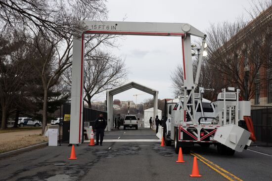 US Biden Inauguration Preparation