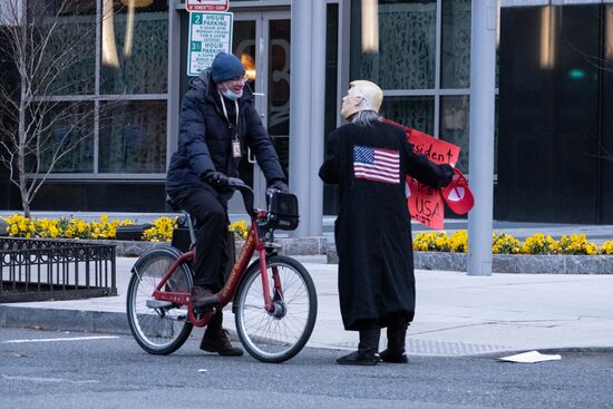 US Biden Inauguration Preparation