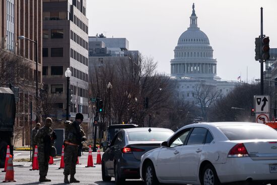 US Biden Inauguration Preparation