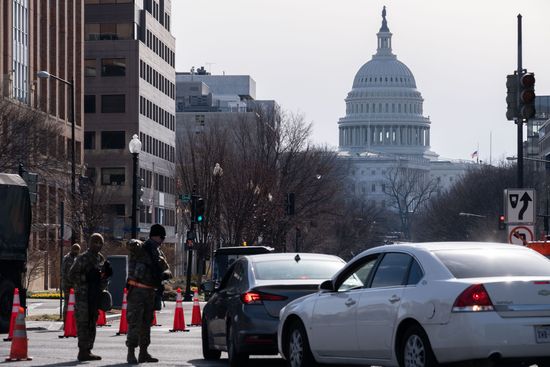 US Biden Inauguration Preparation