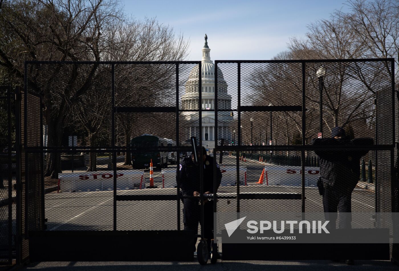 US Biden Inauguration Preparation