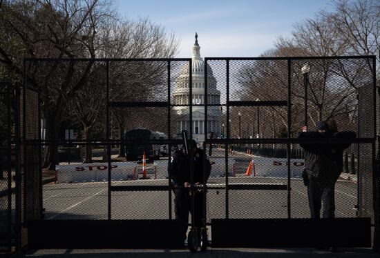 US Biden Inauguration Preparation