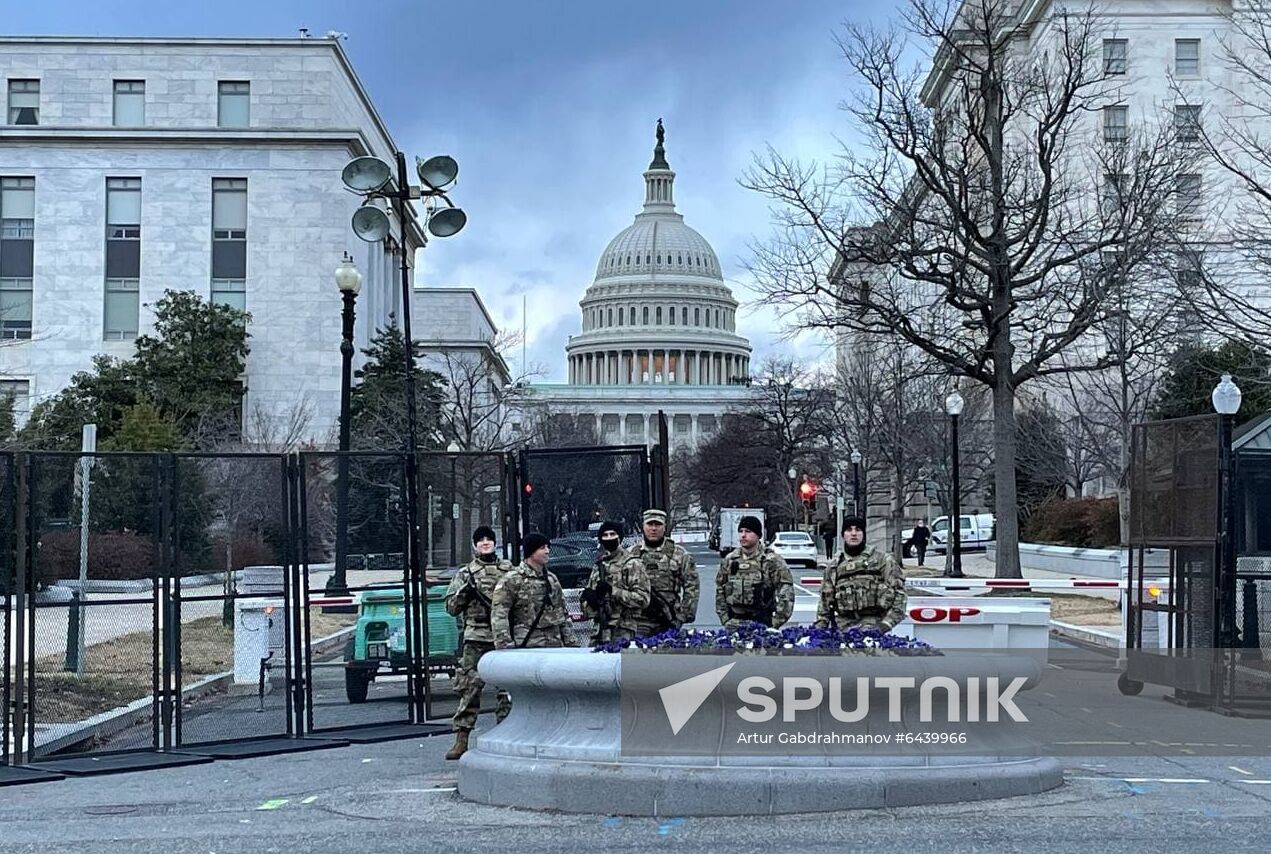 US Biden Inauguration Preparation