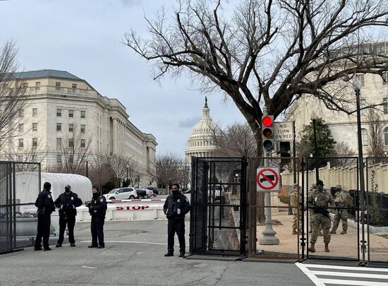 US Biden Inauguration Preparation