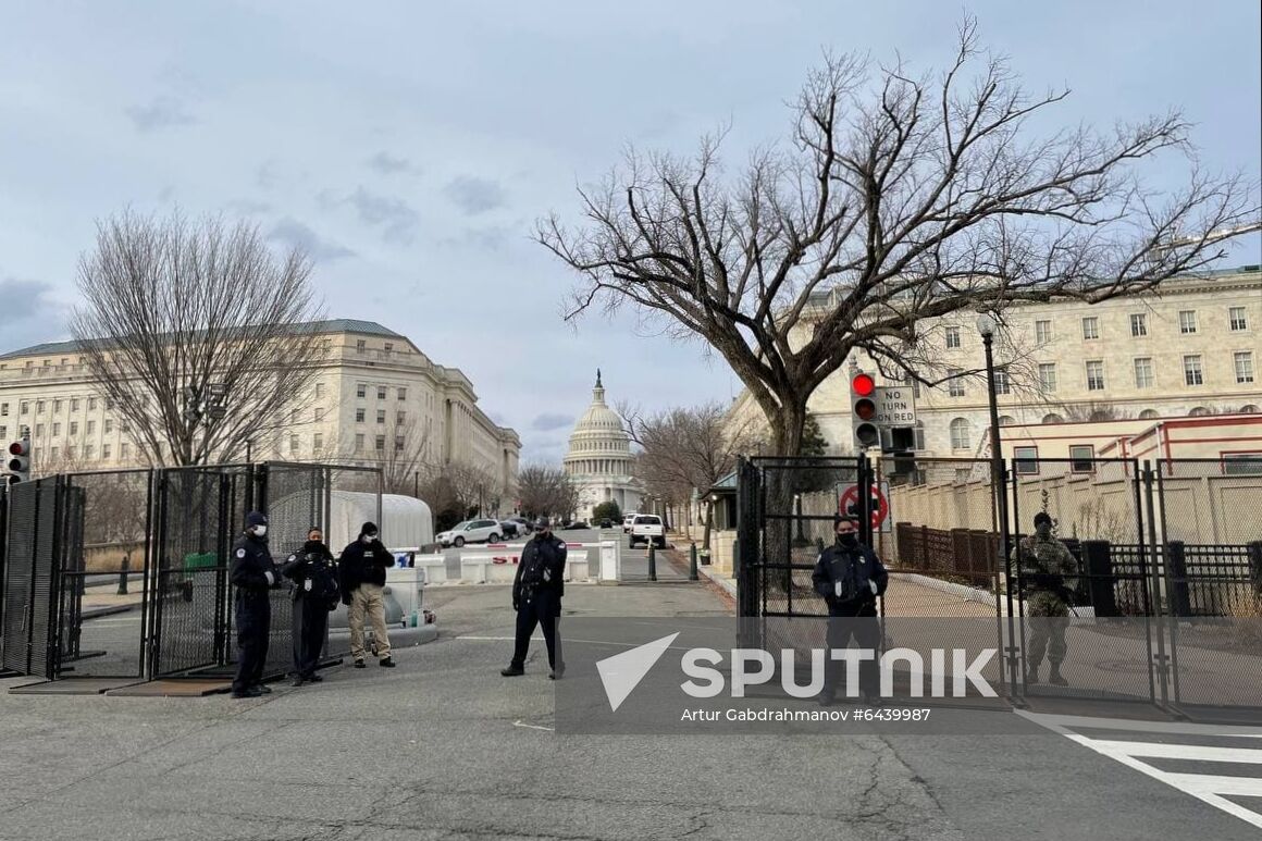 US Biden Inauguration Preparation