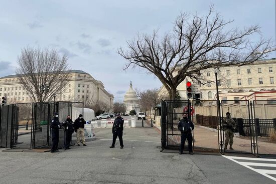 US Biden Inauguration Preparation