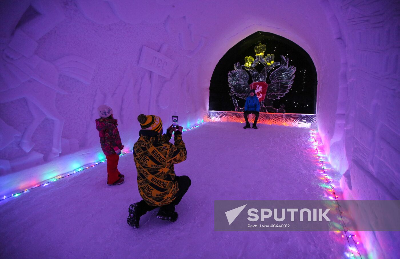 Russia Snow Village