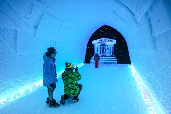 Russia Snow Village