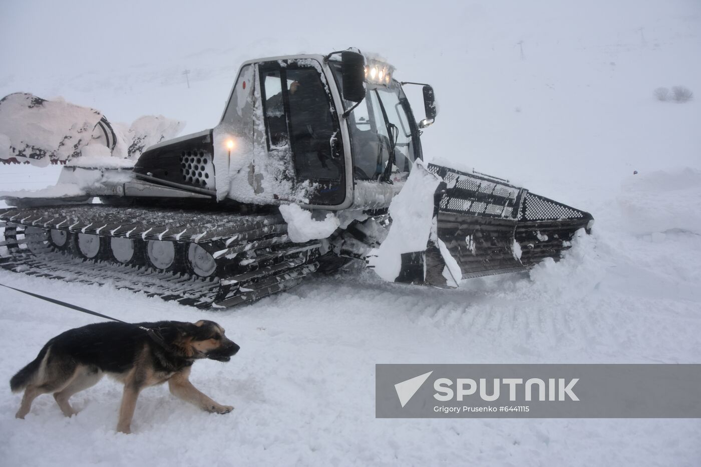 Russia Ski Resort Avalanche