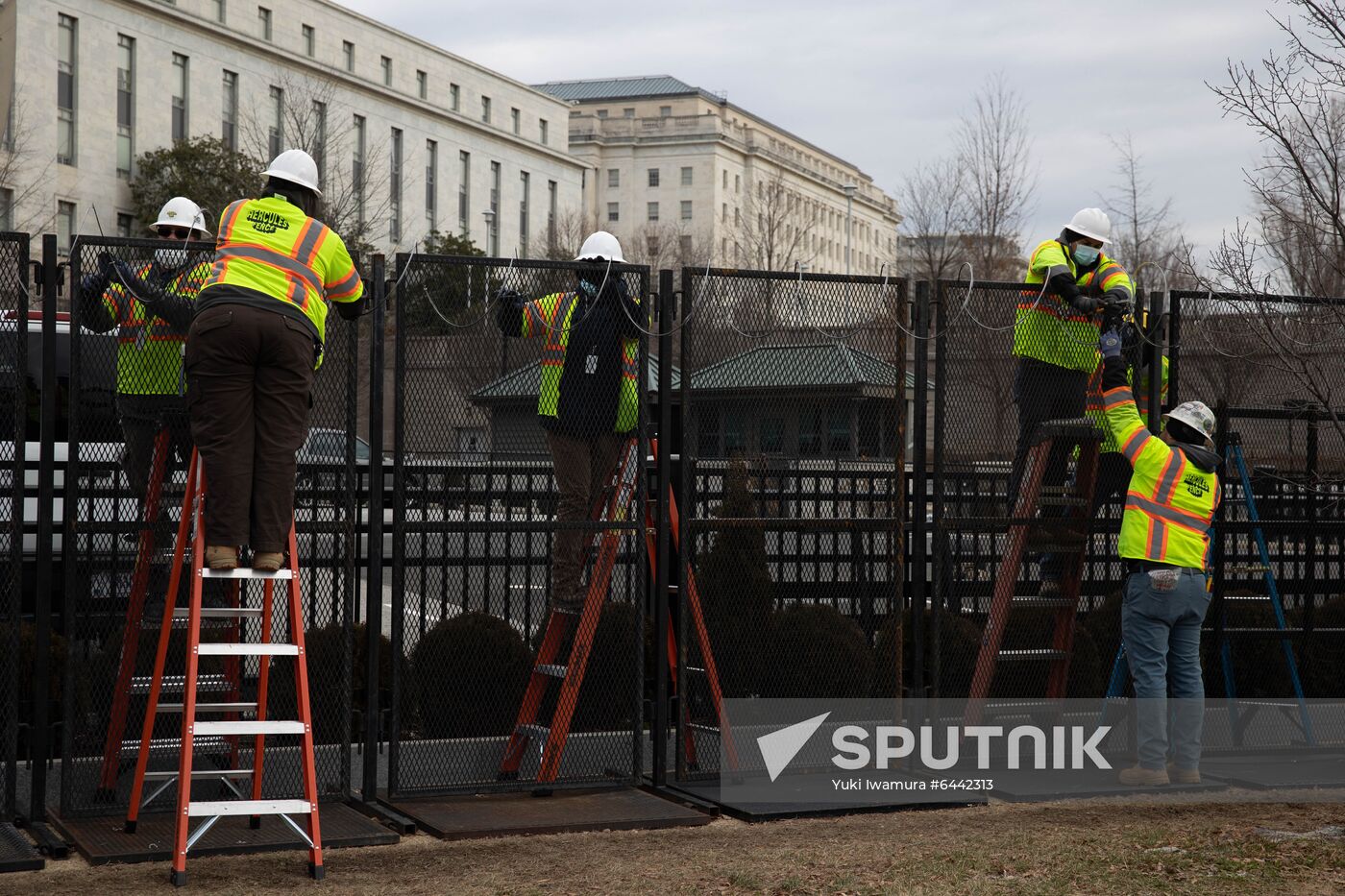 US Biden Inauguration Preparation
