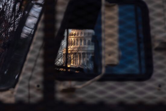 US Biden Inauguration Preparation