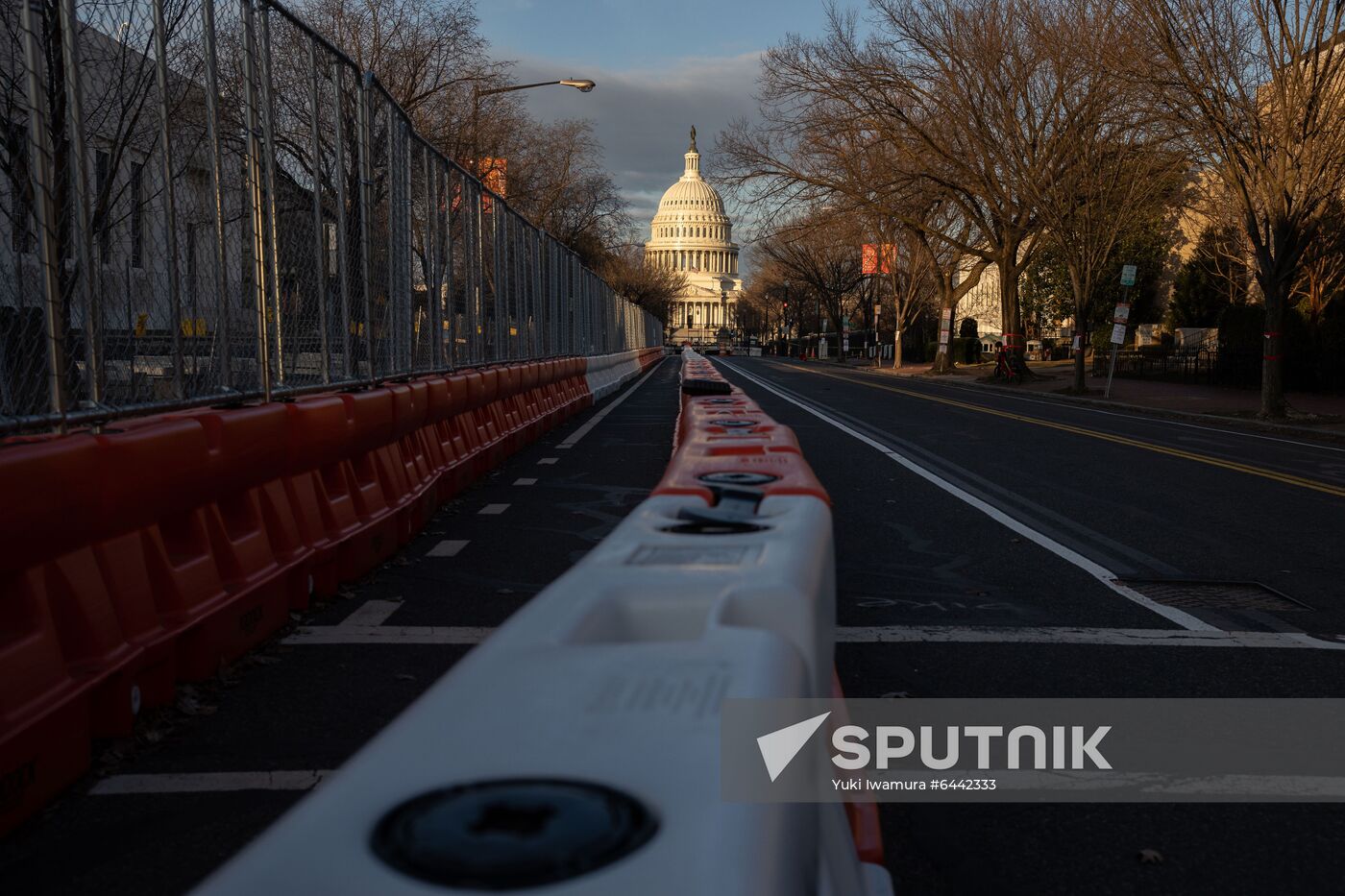 US Biden Inauguration Preparation