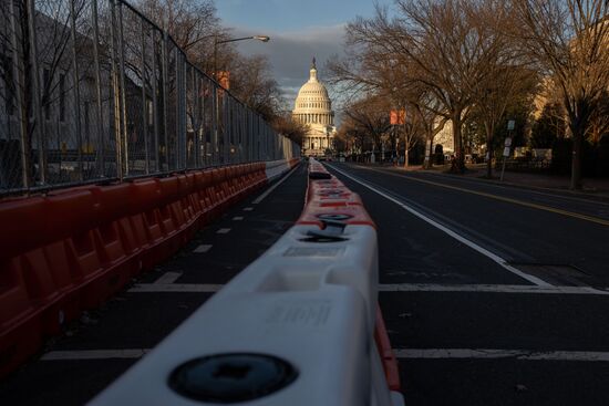 US Biden Inauguration Preparation
