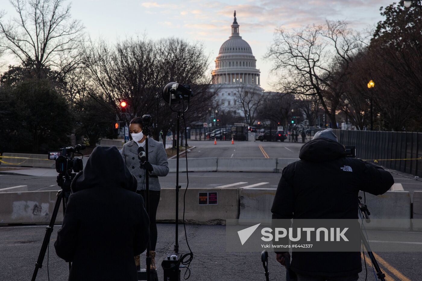 US Biden Inauguration Preparation