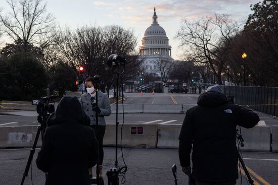 US Biden Inauguration Preparation
