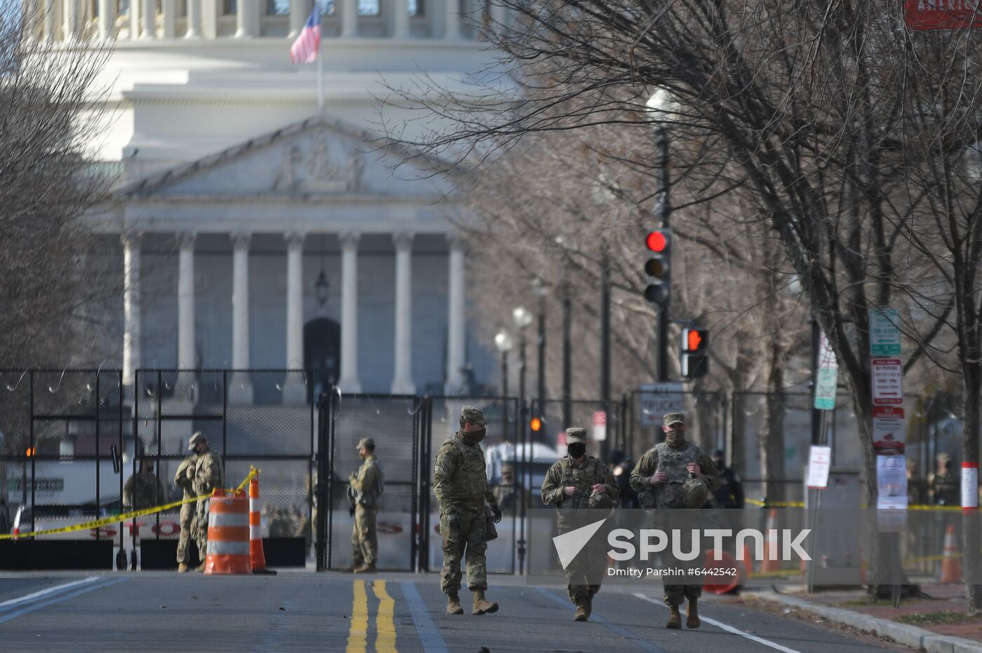 US Biden Inauguration Preparation
