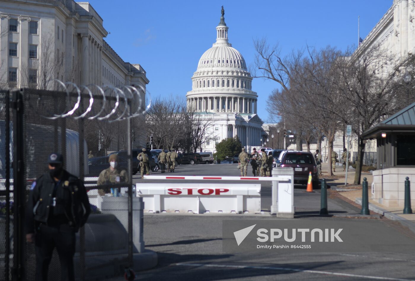 US Biden Inauguration Preparation