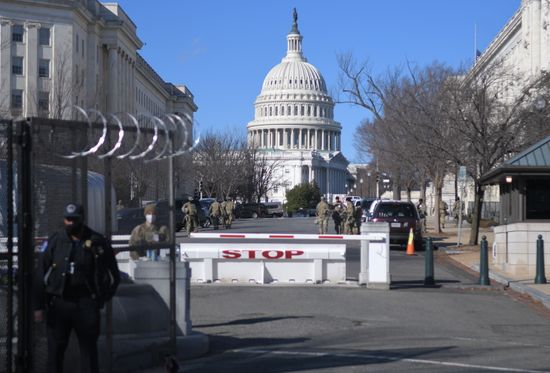 US Biden Inauguration Preparation