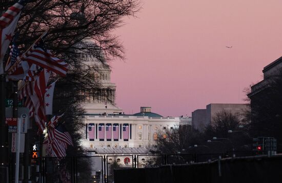 US Biden Inauguration Preparation