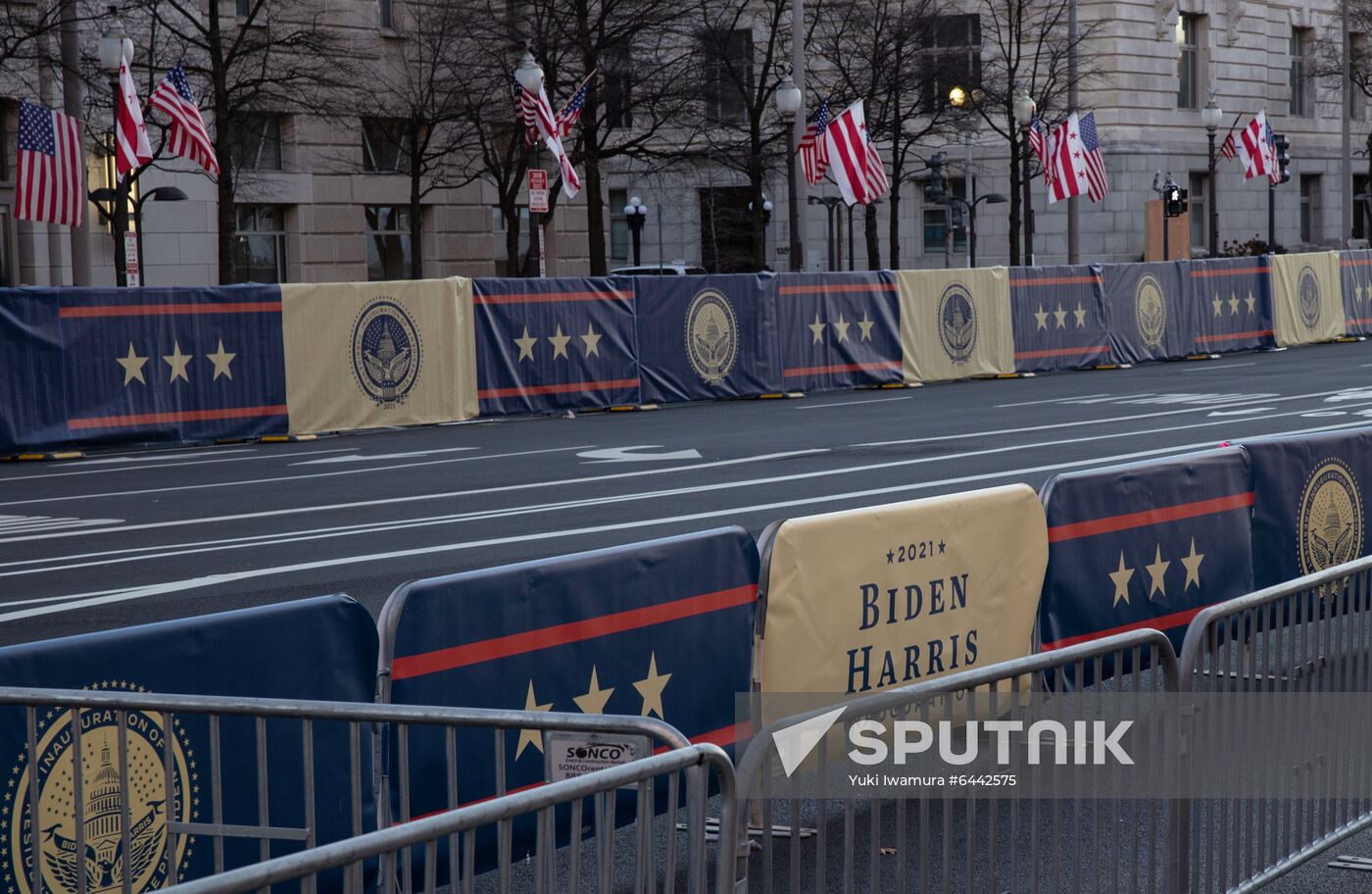 US Biden Inauguration Preparation