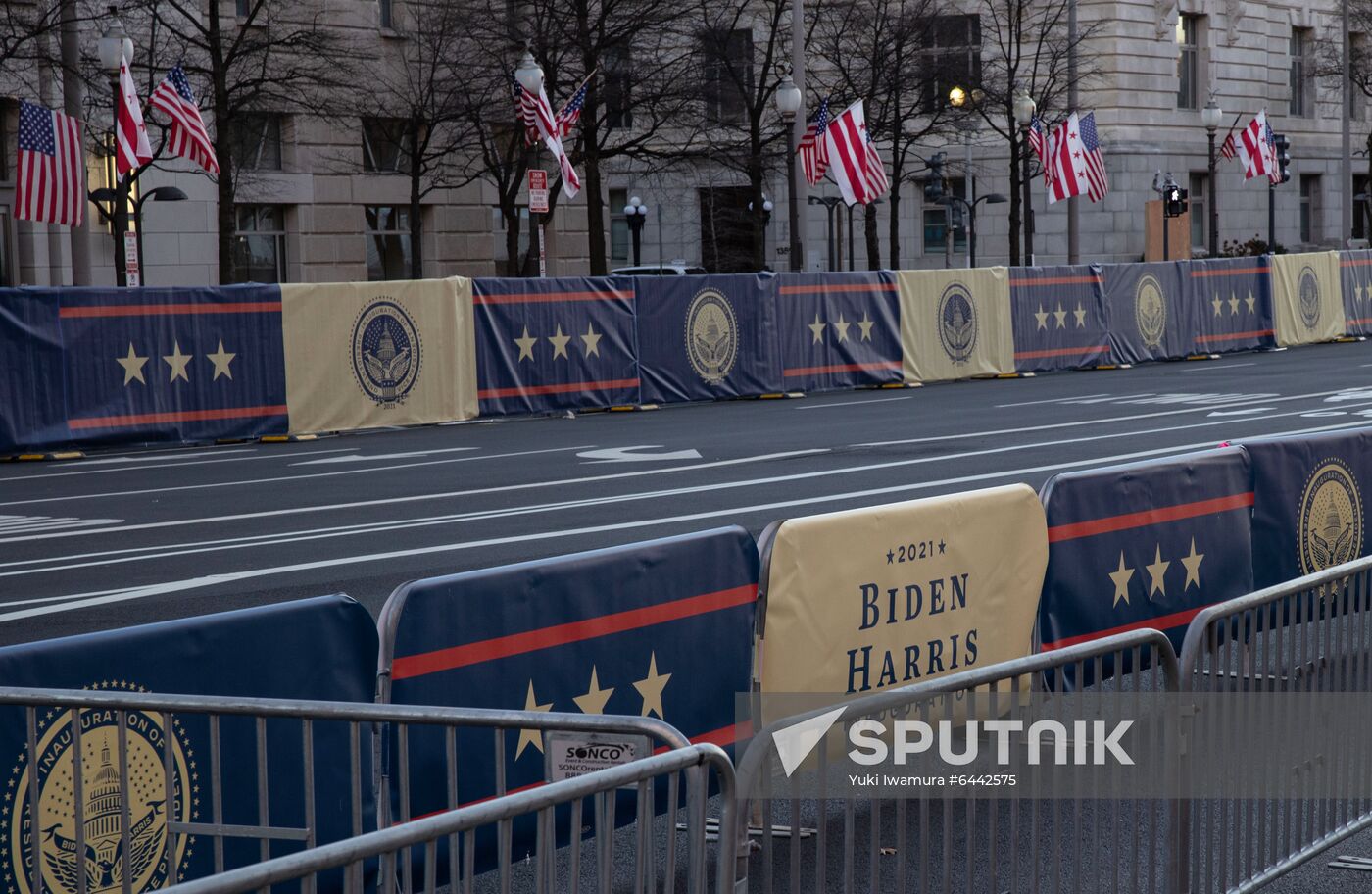 US Biden Inauguration Preparation