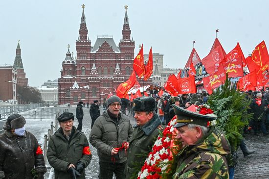 Russia Lenin Death Anniversary