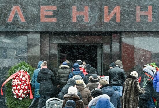 Russia Lenin Death Anniversary