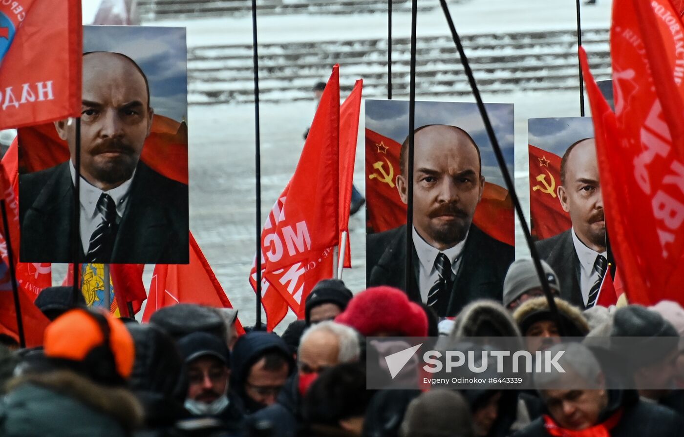 Russia Lenin Death Anniversary