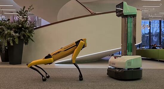Russia Sberbank Boston Dynamics Robot