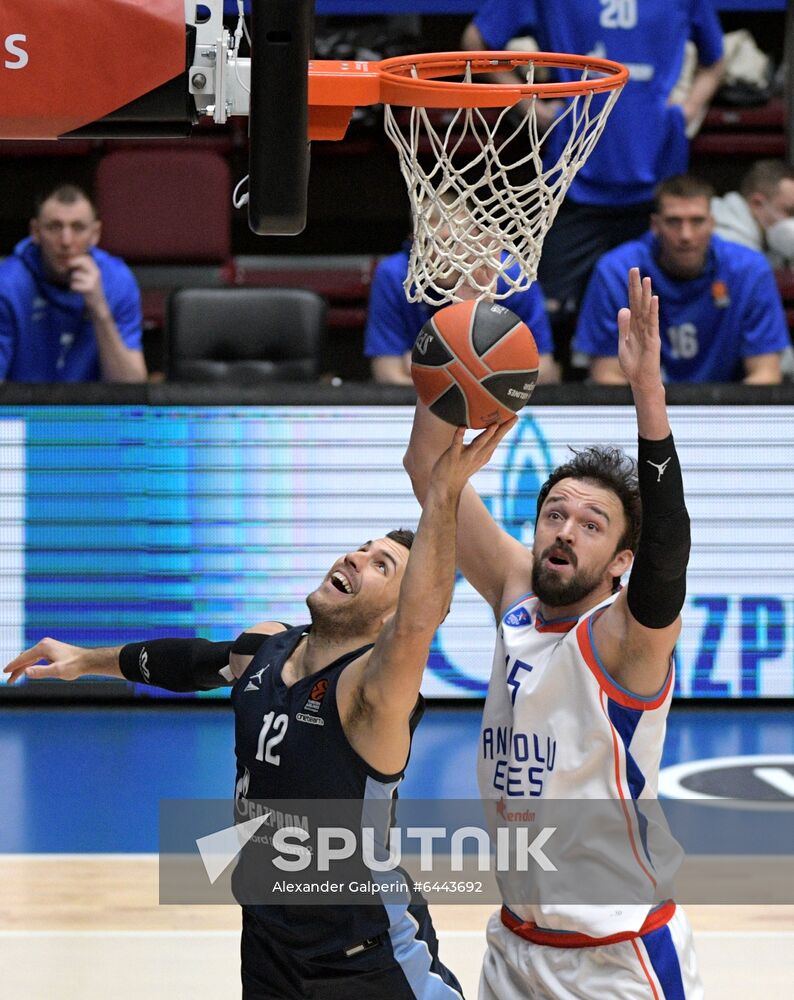 Russia Basketball Euroleague Zenit - Anadolu Efes