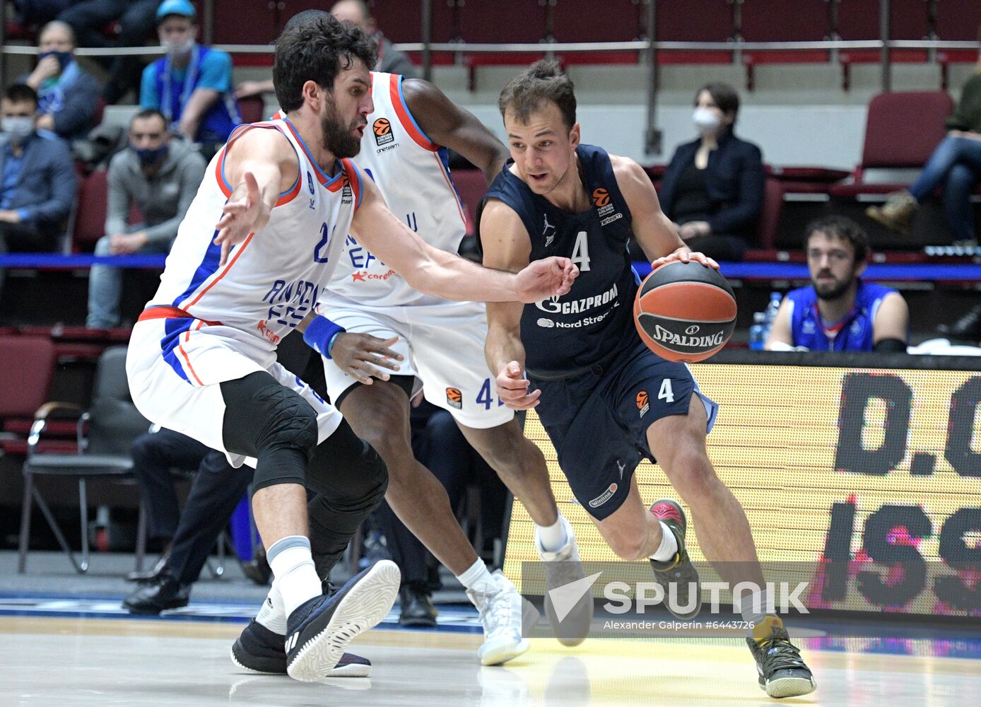 Russia Basketball Euroleague Zenit - Anadolu Efes