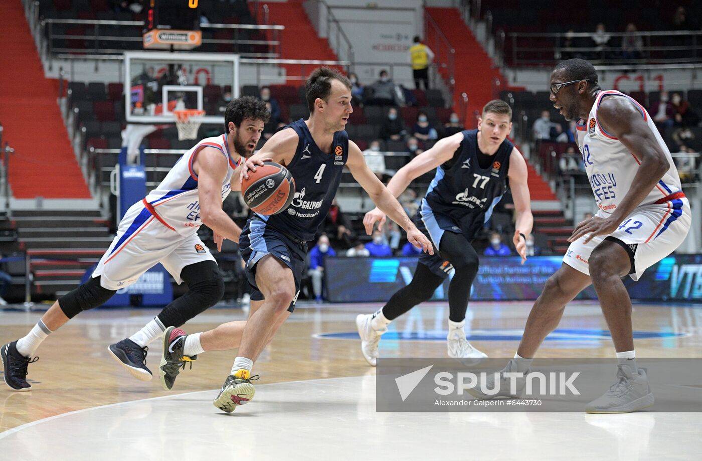 Russia Basketball Euroleague Zenit - Anadolu Efes