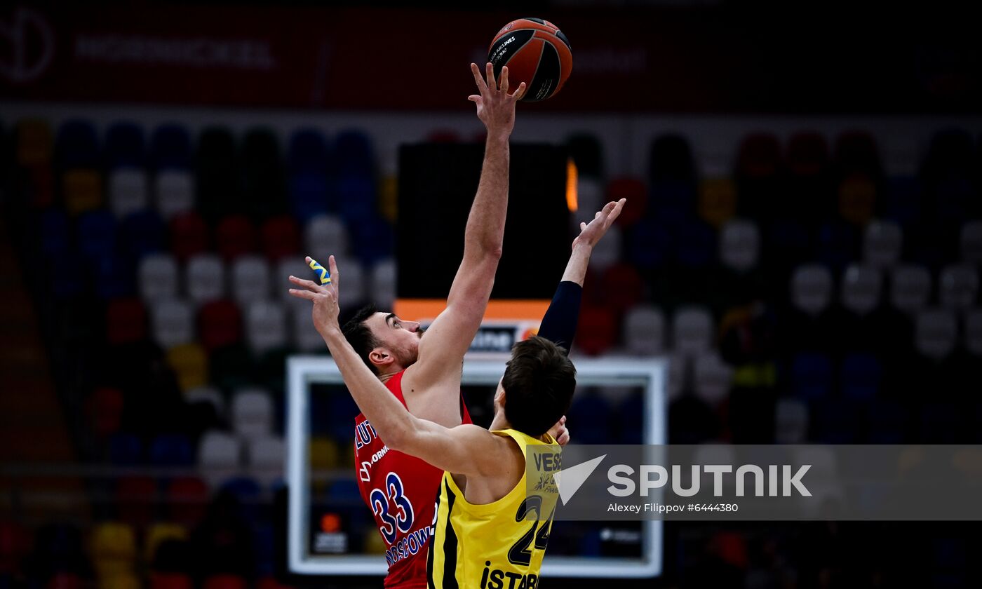 Russia Basketball Euroleague CSKA - Fenerbahce