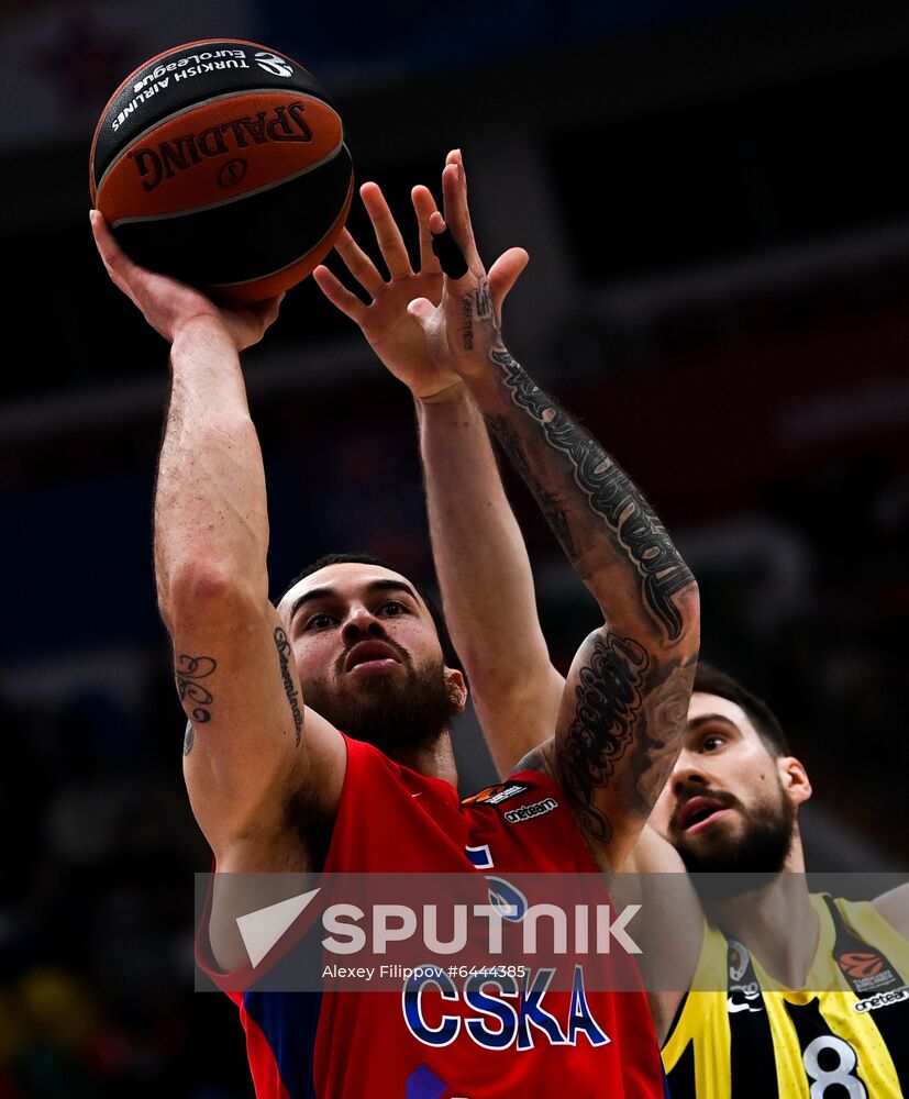 Russia Basketball Euroleague CSKA - Fenerbahce