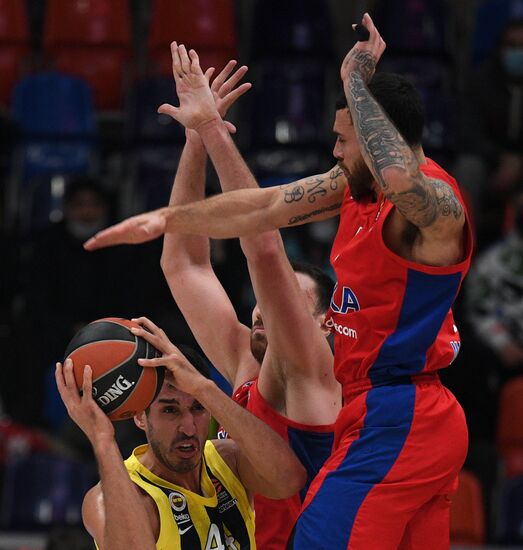 Russia Basketball Euroleague CSKA - Fenerbahce