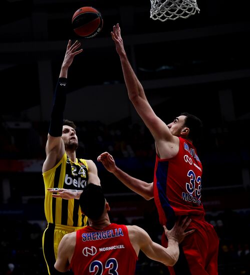 Russia Basketball Euroleague CSKA - Fenerbahce