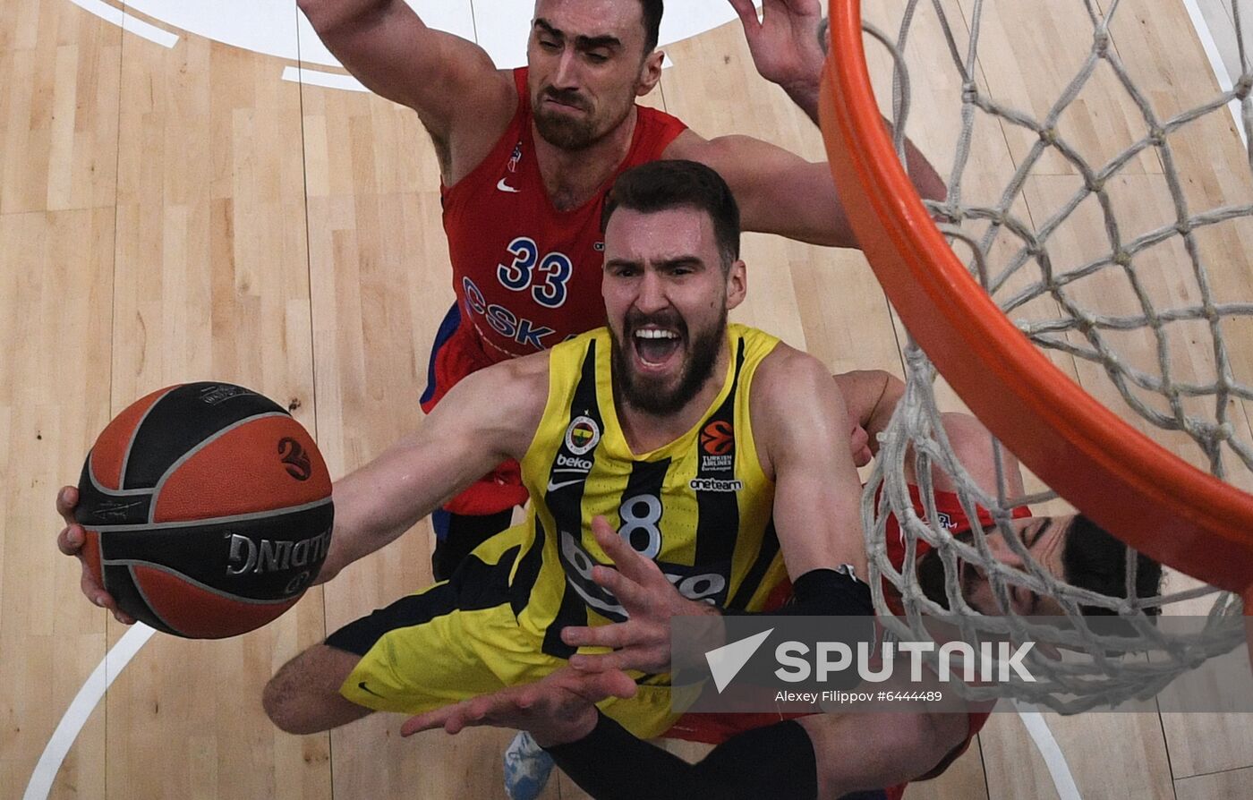 Russia Basketball Euroleague CSKA - Fenerbahce