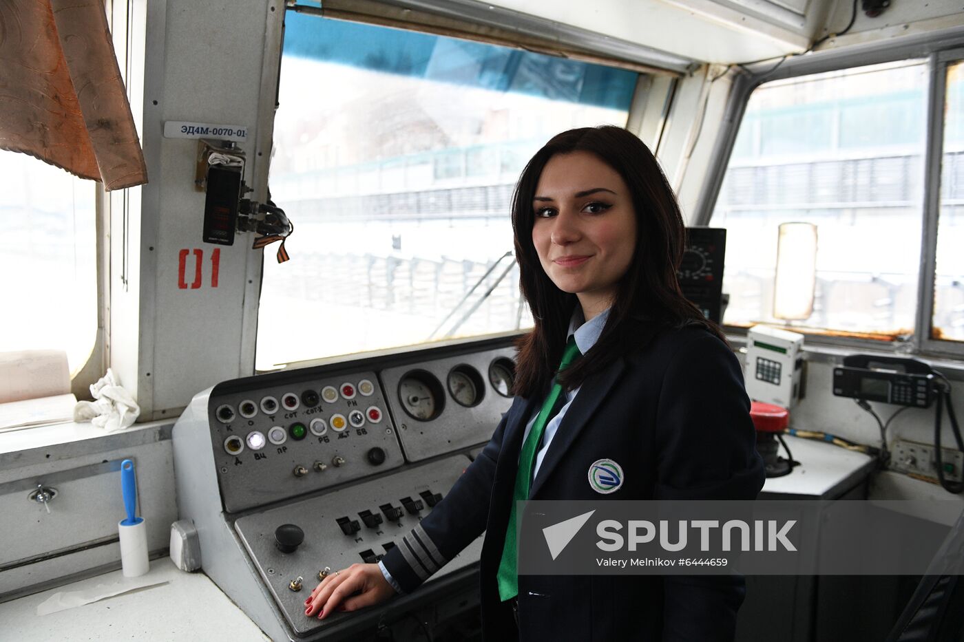 Russia Female Train Driver